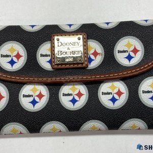 Dooney and Bourke Wallet Clutch Pittsburgh Steelers